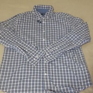 Men's Blue Checkered Shirt